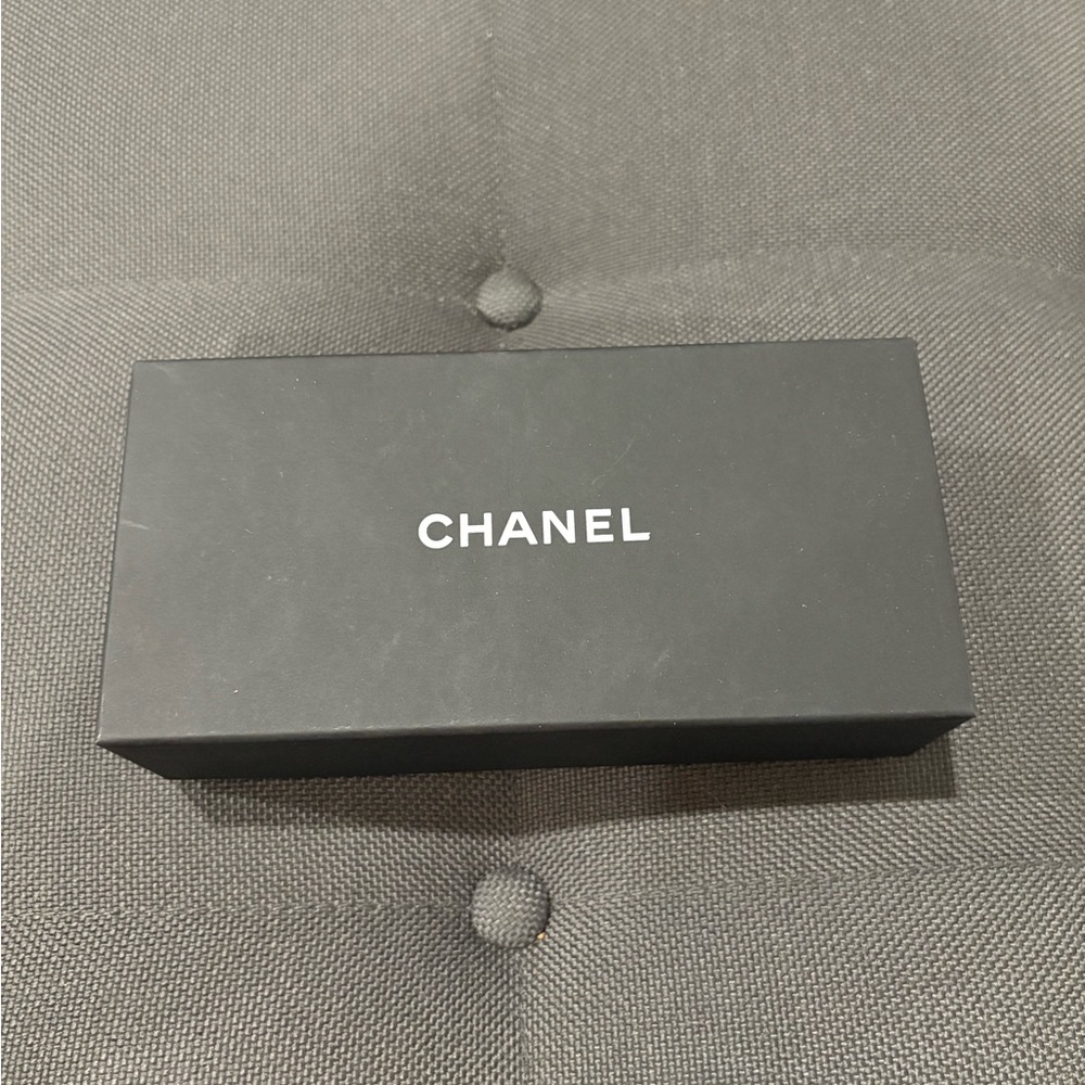 CHANEL Black Rectangular Sunglasses Box